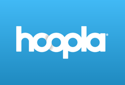 Hoopla logo.