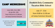 events at camp common ground