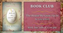 Book Club is held the 2nd Wednesday of each month