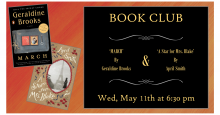 Book Club is held the 2nd Wednesday of each month at 6:30 pm