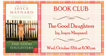 Book Club is held the 2nd Wednesday of each month at 6:30 pm
