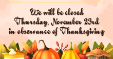 Holiday Closure